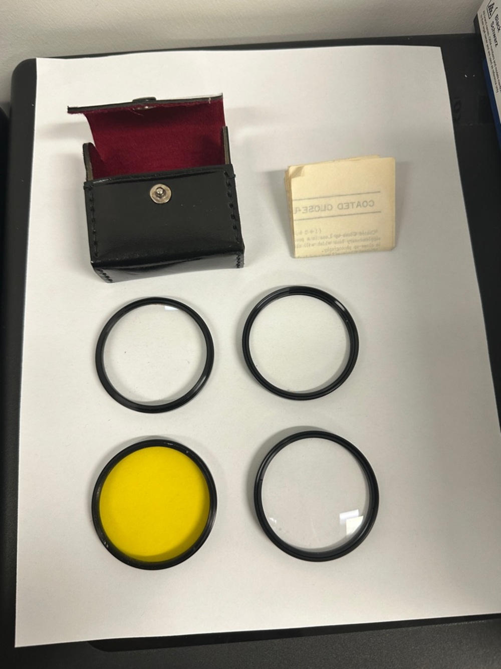 Vintage Japan Photographic Filter set